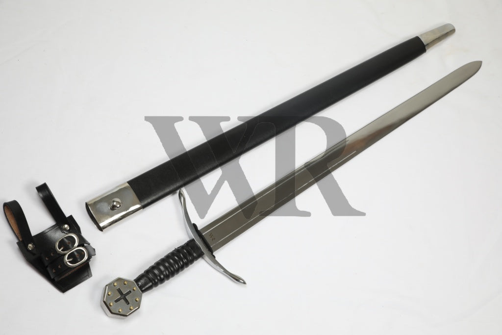 11th Century Crusader Sword Full Tang Tempered Battle Ready Hand