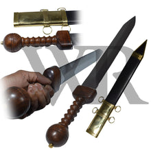 Load image into Gallery viewer, Gladius The Pompeii Sword Full Tang Tempered Battle Ready Handmade Sword Sharp
