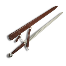 Load image into Gallery viewer, 10th Century Two Handed Norman Sword Full Tang Tempered Battle Ready Hand Forged 1336 -T
