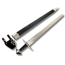 Load image into Gallery viewer, 10th Century Ulfbehrt Sword Full Tang Tempered Battle Ready Hand Forged WR-908-T
