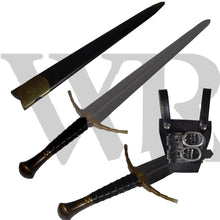 Load image into Gallery viewer, 15th Century Mercenary Sword Full Tang Tempered Battle Ready Hand Forged WR-640 T

