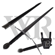 Load image into Gallery viewer, 13th Century Crecy Medieval War Sword Full Tang Tempered Battle Ready Hand Forged WR-906 T
