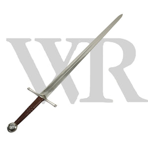 10th Century Two Handed Norman Sword Full Tang Tempered Battle Ready Hand Forged 1336 -T