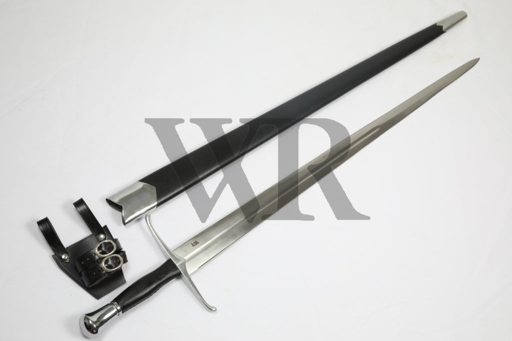 15th Century Hand-And-A-Half Sword Full Tang Tempered Battle Ready Hand Forged WR-700 T