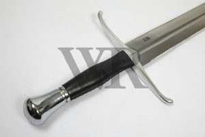15th Century Hand-And-A-Half Sword Full Tang Tempered Battle Ready Hand Forged WR-700 T