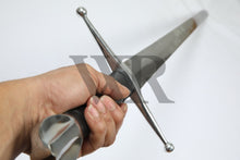 Load image into Gallery viewer, 13th Century Crecy Medieval War Sword Full Tang Tempered Battle Ready Hand Forged WR-906 T
