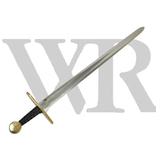 Load image into Gallery viewer, 10th Century Brass Hilted Crusader Sword Full Tang Tempered Battle Ready Hand Forged WR-642T
